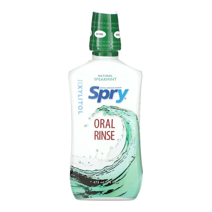 Spry, Oral Rinse, Natural Spearmint