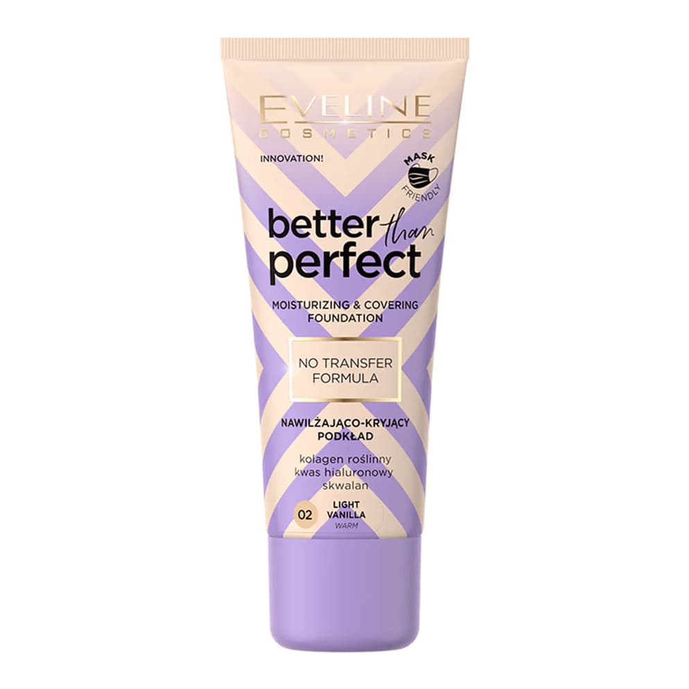 Cosmetics Better Than Perfect Moisturizing & Covering Foundation 02 Light Vanilla