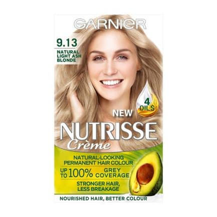 Nutrisse 9.13 Light Ash Blonde Permanent Hair Dye