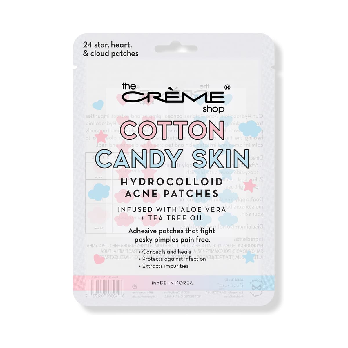 Cotton Candy Skin Hydrocolloid Acne Patches