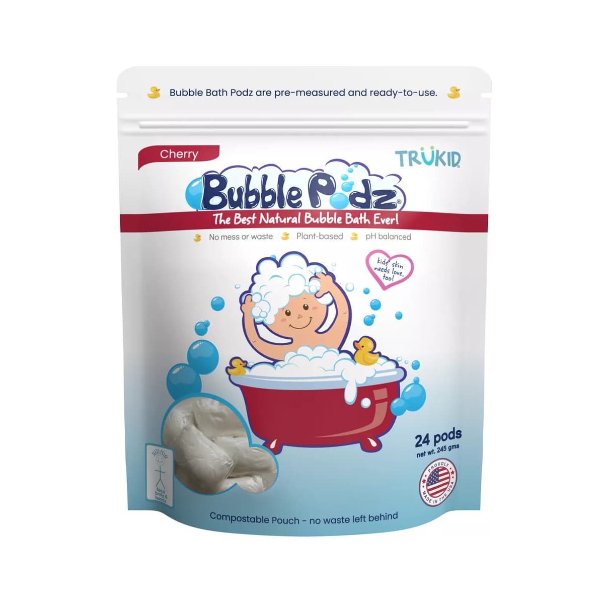 Bubble Podz Bubble Bath Cherry (24 Count)