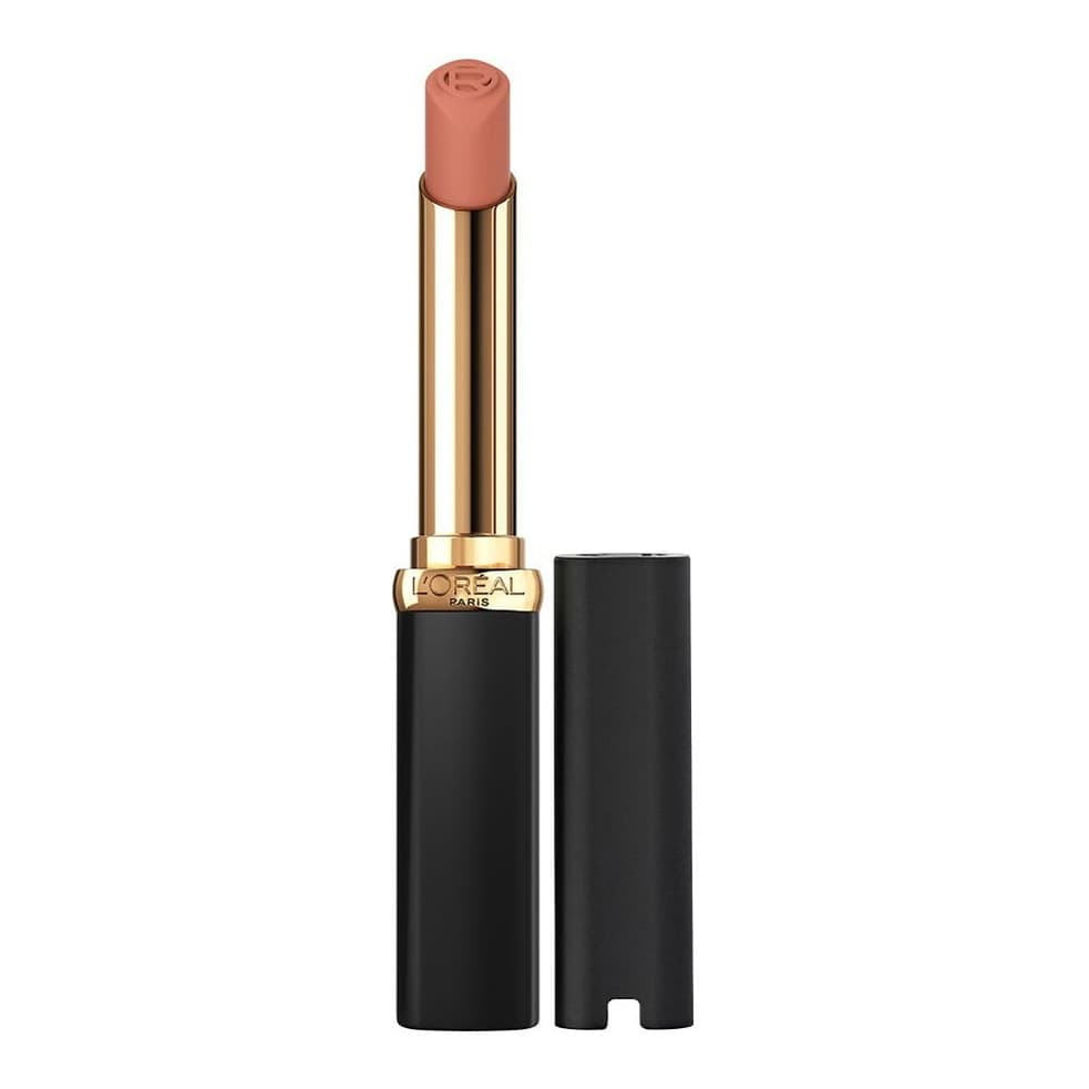 Intense Volume Matte Lipstick, Infused With Hyaluronic Acid For Up To 16Hr, Le Nude Resilient