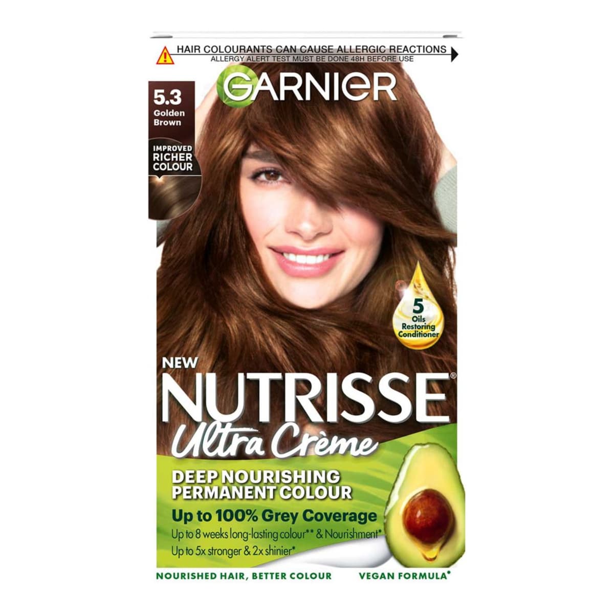 Nutrisse 5.3 Golden Brown Permanent Hair Dye