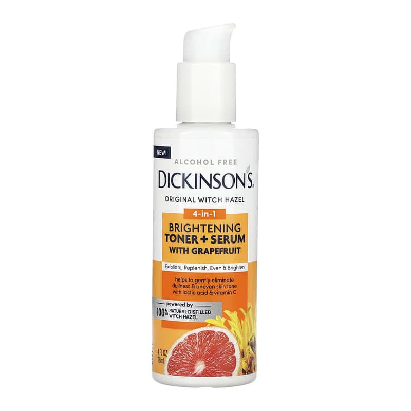 Original Witch Hazel, 4-In-1 Brightening Toner + Serum with Grapefruit