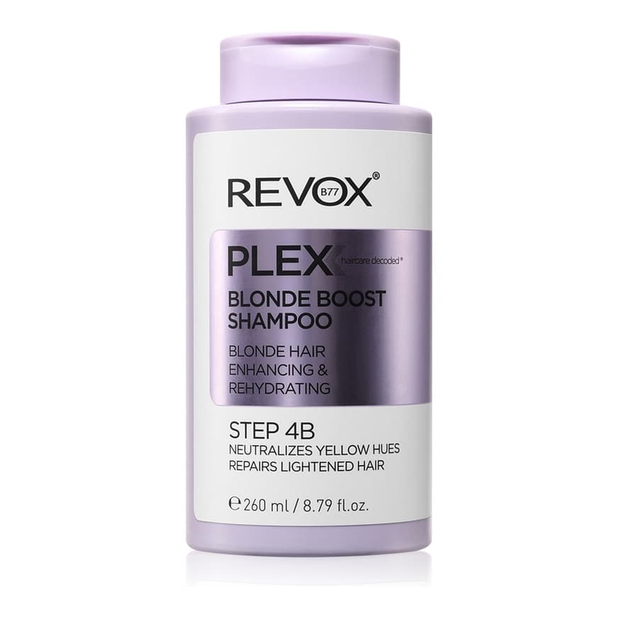 PLEX Blonde Boost Shampoo. Step 4B