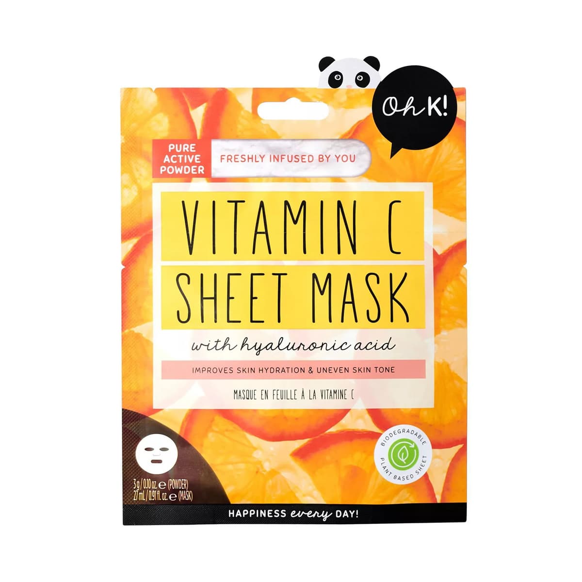 Vitamin C Sheet Mask with Active Powder