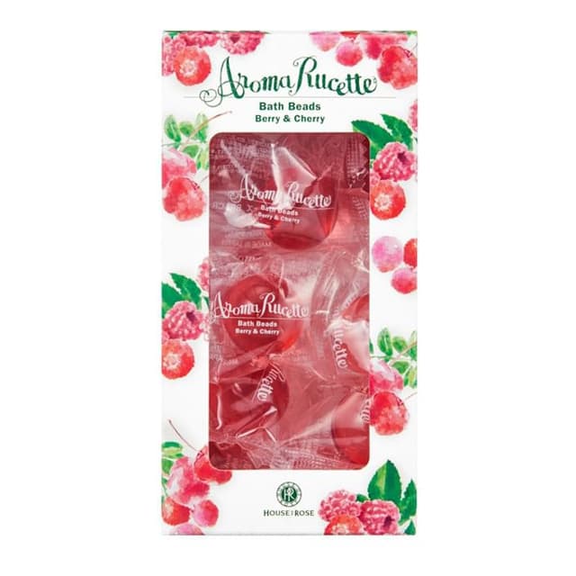 Aroma Rucette Bath Beads Berry & Cherry 10 pcs