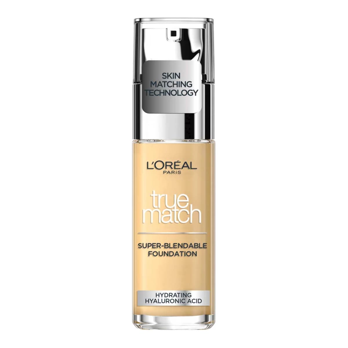 L'Oréal Paris True Match Liquid Foundation with Hyaluronic Acid and SPF, 1C