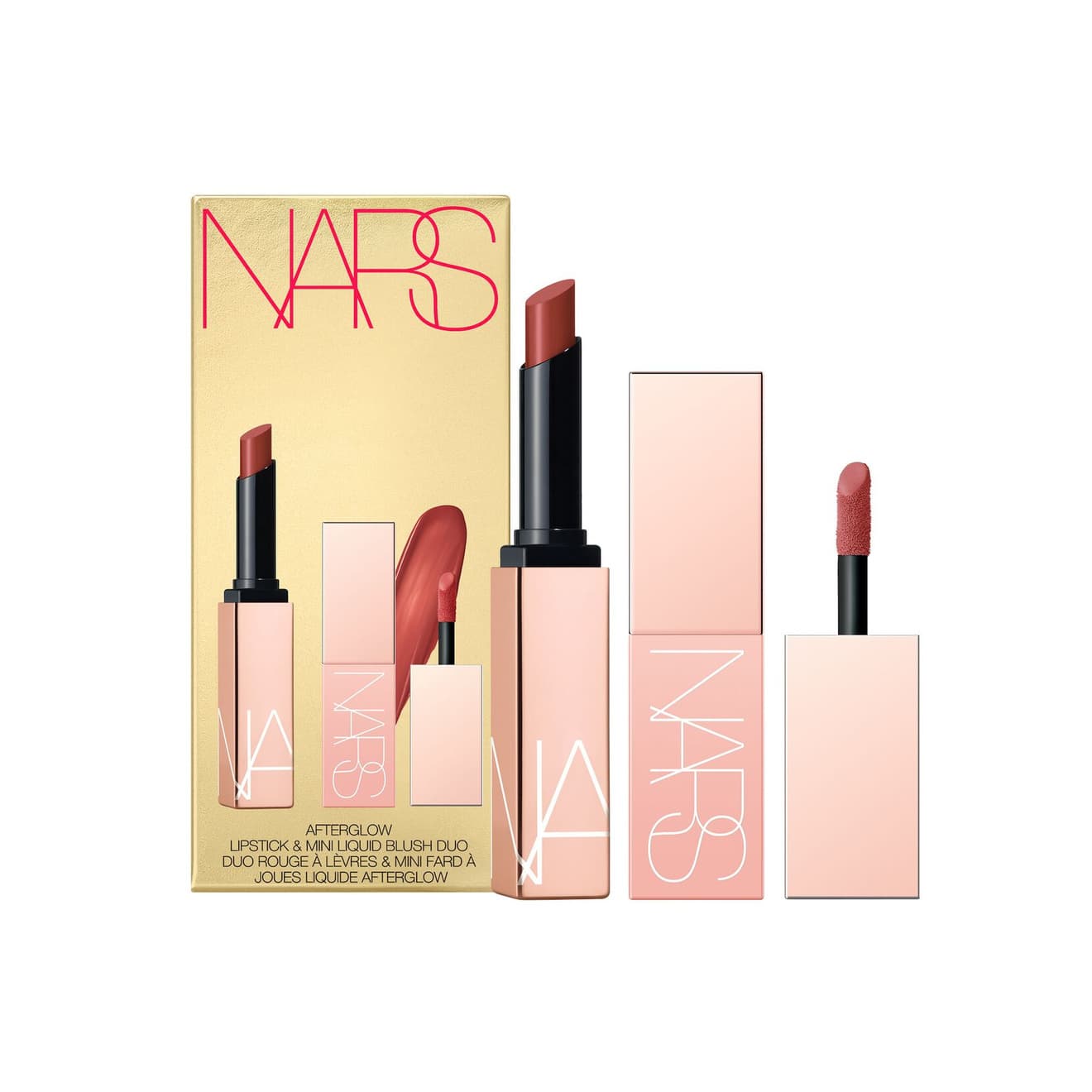 Afterglow Lipstick & Mini Liquid Blush Duo