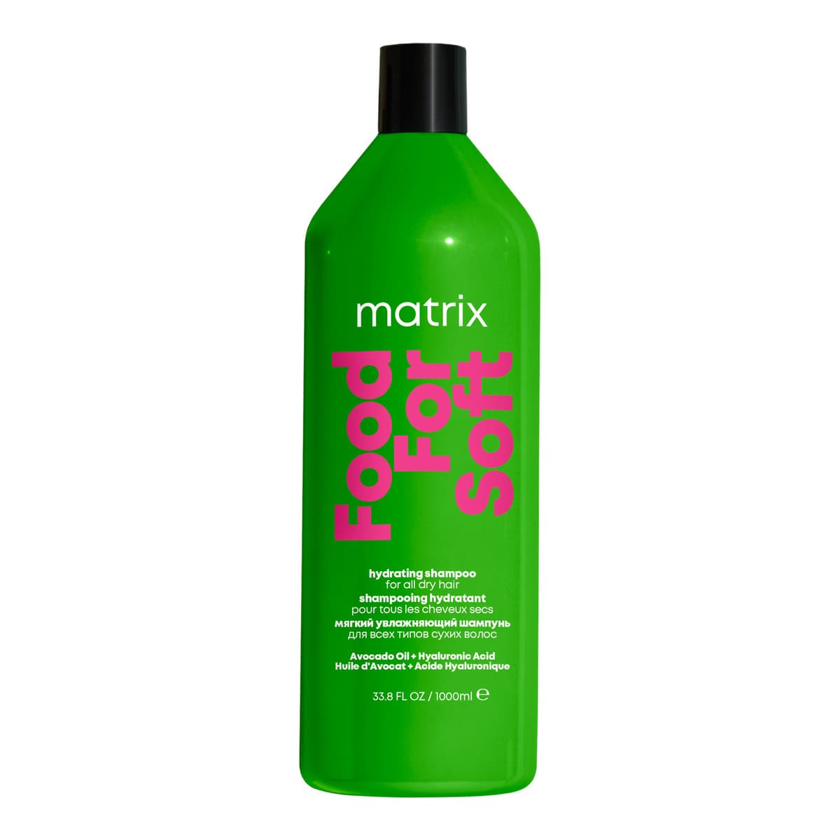 Food For Soft Hydrating Shampoo with Avocado Oil and Hyaluronic Acid For Dry Hair