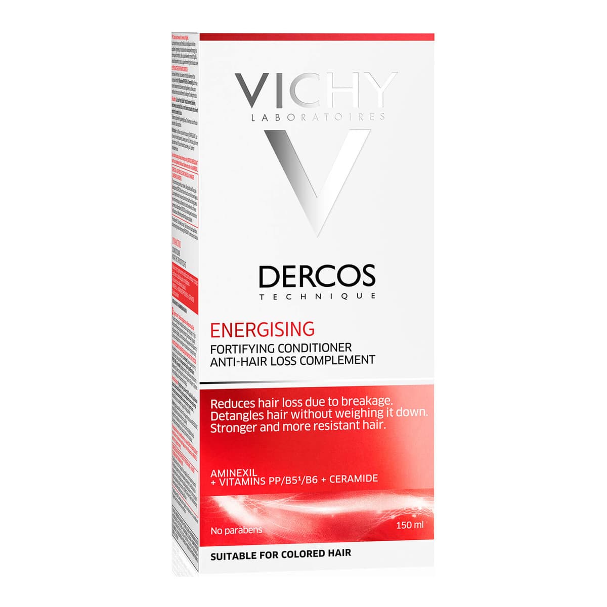 Dercos Energy+ Fortifying Amino Acid & Ceramide Conditioner for Hair Loss & Thinning Due to Breakage