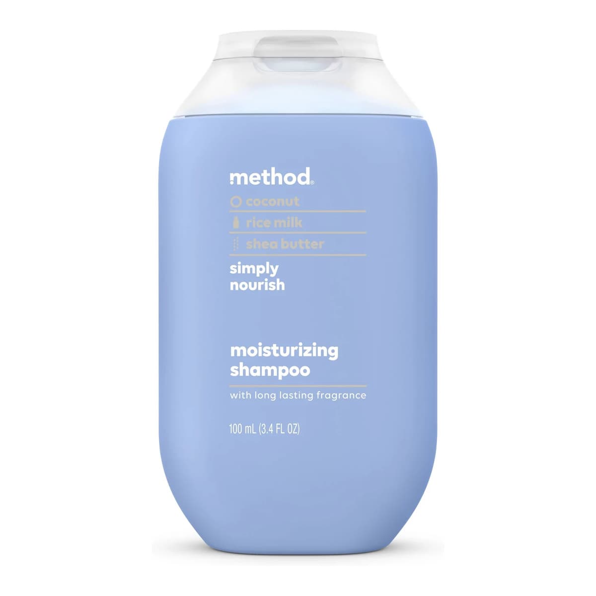 Simply Nourish Moisturizing Shampoo - Sulfate & Silicone Free - Travel Size