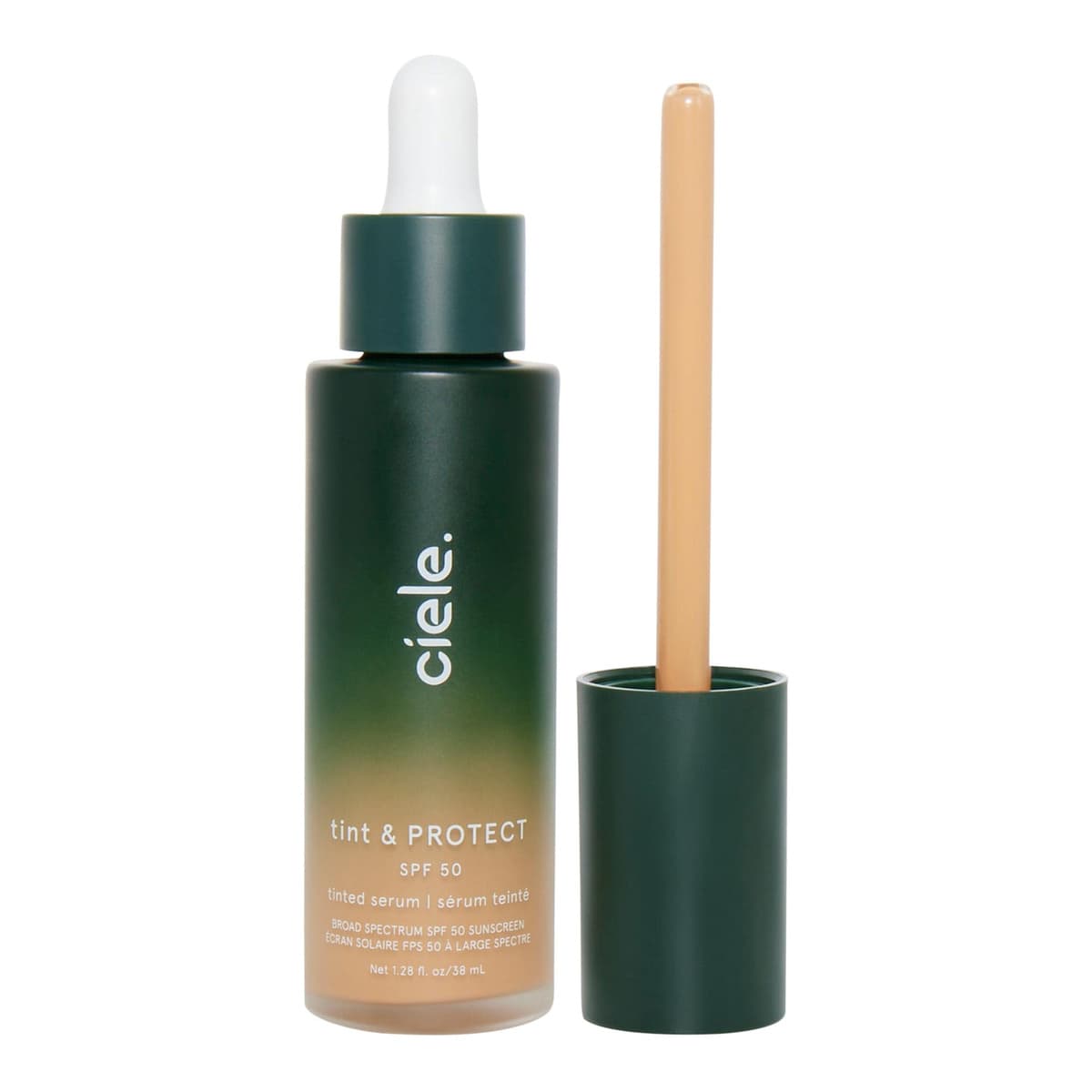 tint & PROTECT medium coverage serum foundation with SPF 50+, #07 | Tan