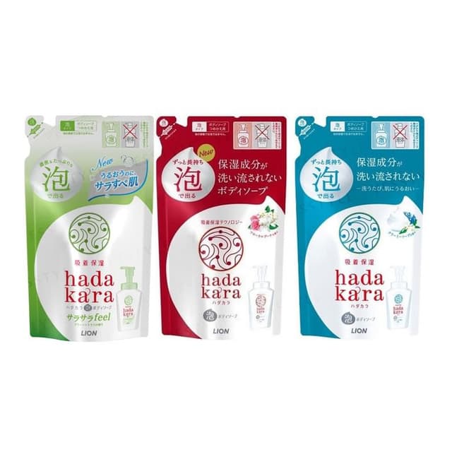 Hadakara Foam Body Soap, Creamy Soap
