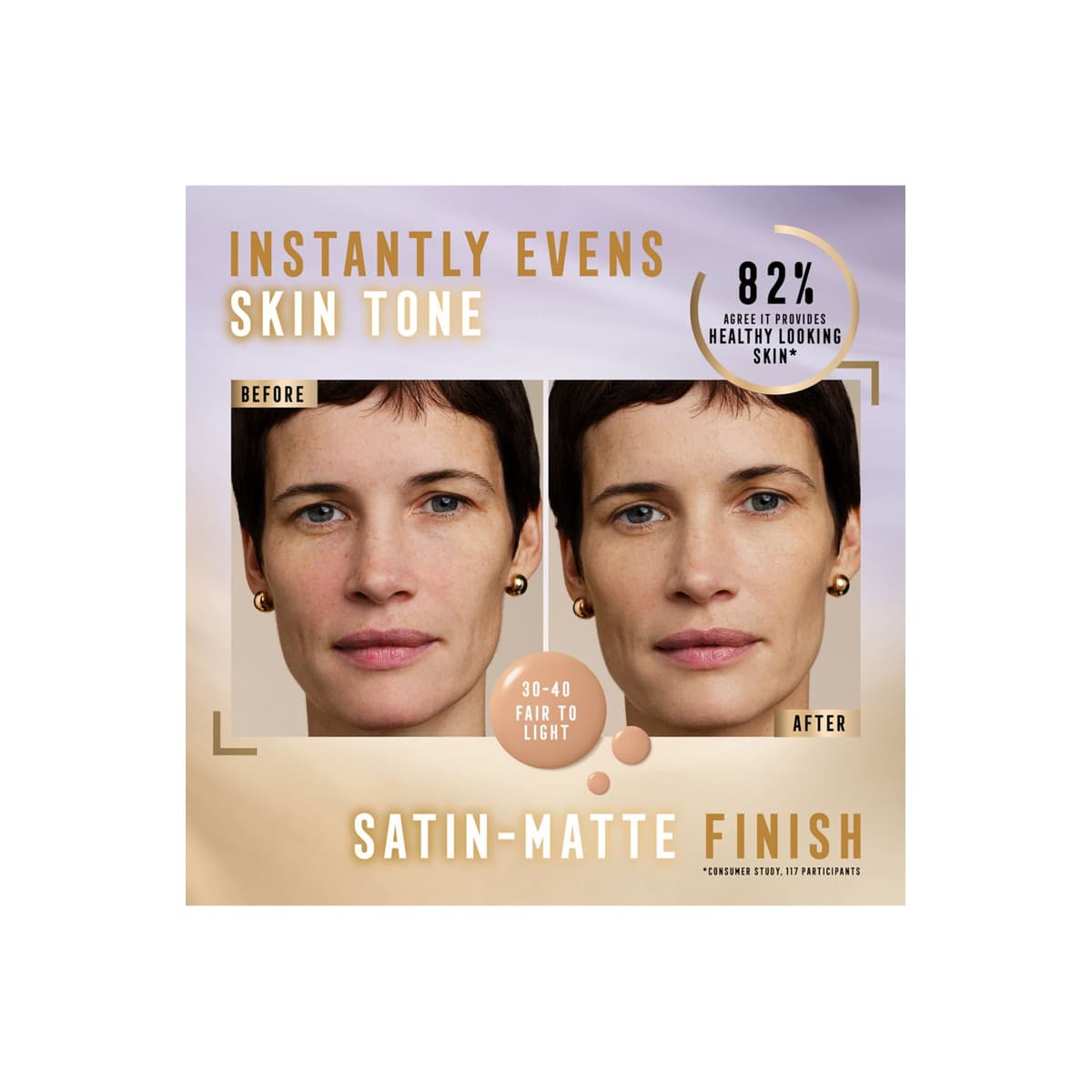 Miracle Pure Skin Reset Serum Foundation, Fair to Light 30 to 40