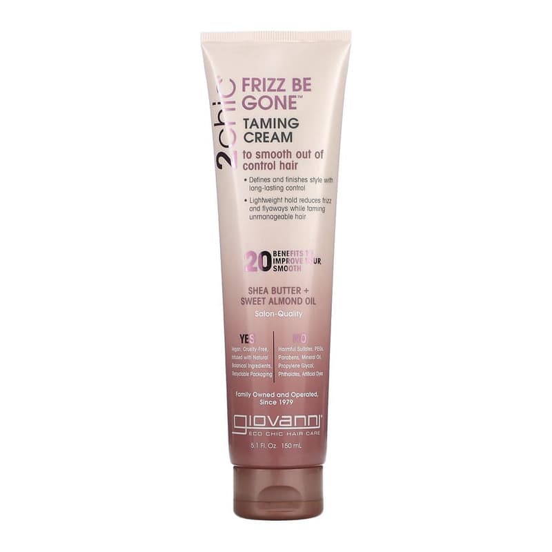 2chic, Frizz Be Gone Taming Cream, Shea Butter + Sweet Almond Oil