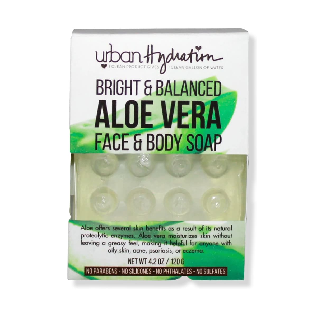 Aloe Vera Leaf Face & Body Bar Soap