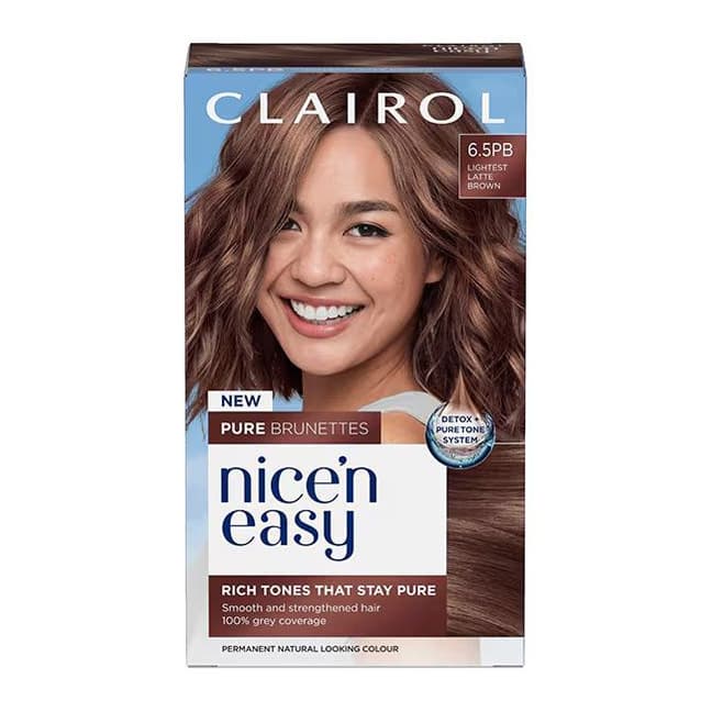 Nice'n Easy Pure Brunettes 6.5Pb Lightest Latte Brwn
