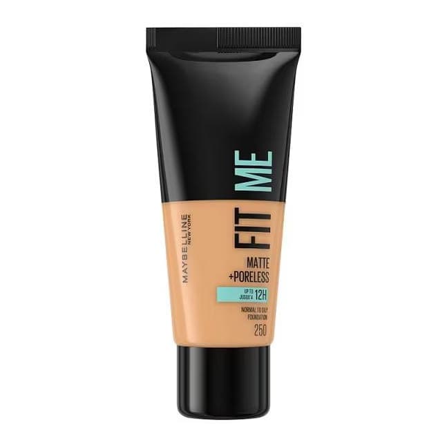 Fit Me Matte & Poreless Foundation 250 Sun Beige