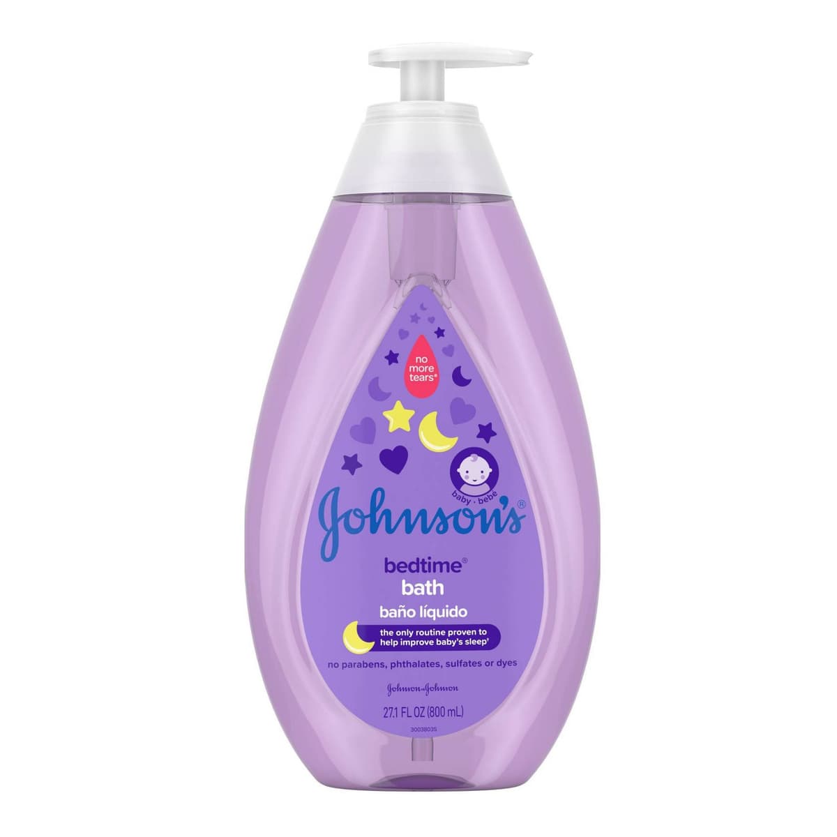 Bedtime Baby Bath with Soothing Natural Calm Aromas, Hypoallergenic