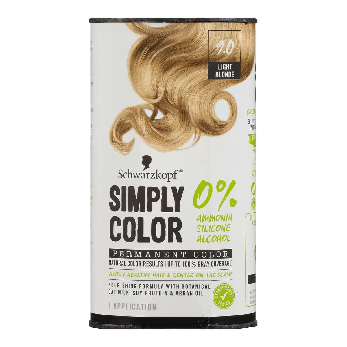 Simply Color Permanent Hair Color - 9.0 Light Blonde