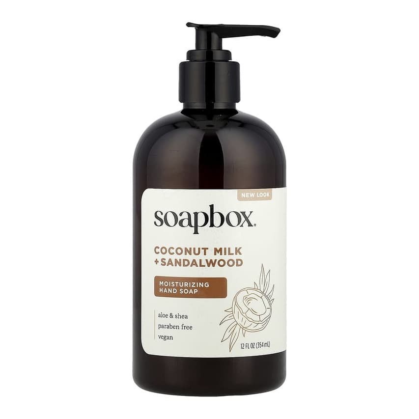 Moisturizing Hand Soap, Coconut Milk + Sandalwood