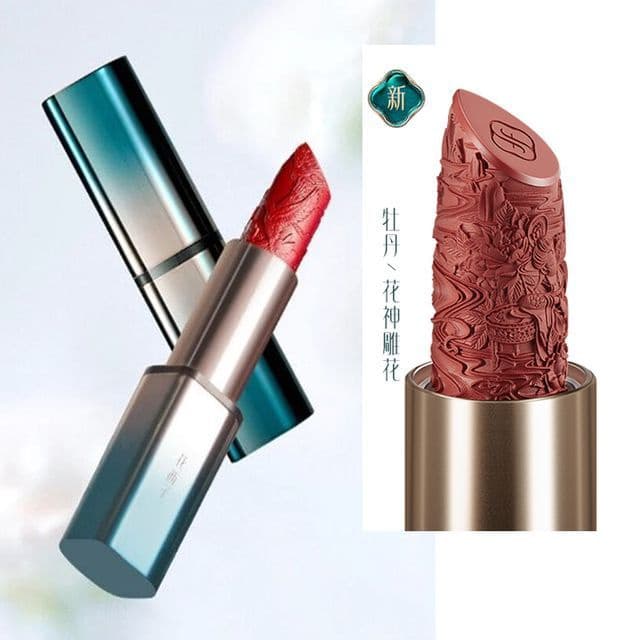 New Blooming Rouge Engraved Lipstick, #M408 SCHUMANN