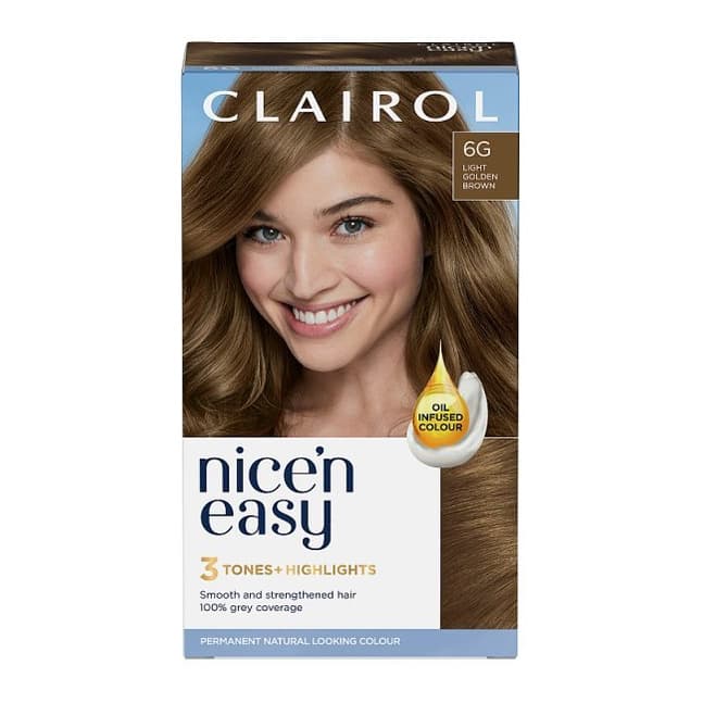 Clairol Nice'n Easy Hair Dye Light Golden Brown
