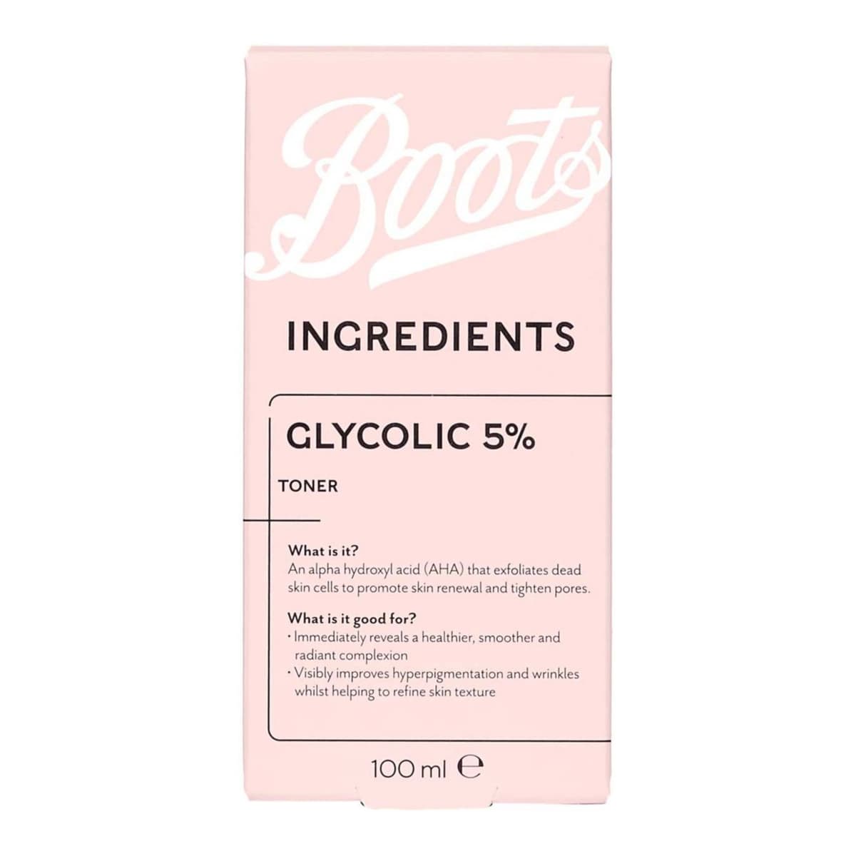 Ingredients Glycolic Acid Toner 5%