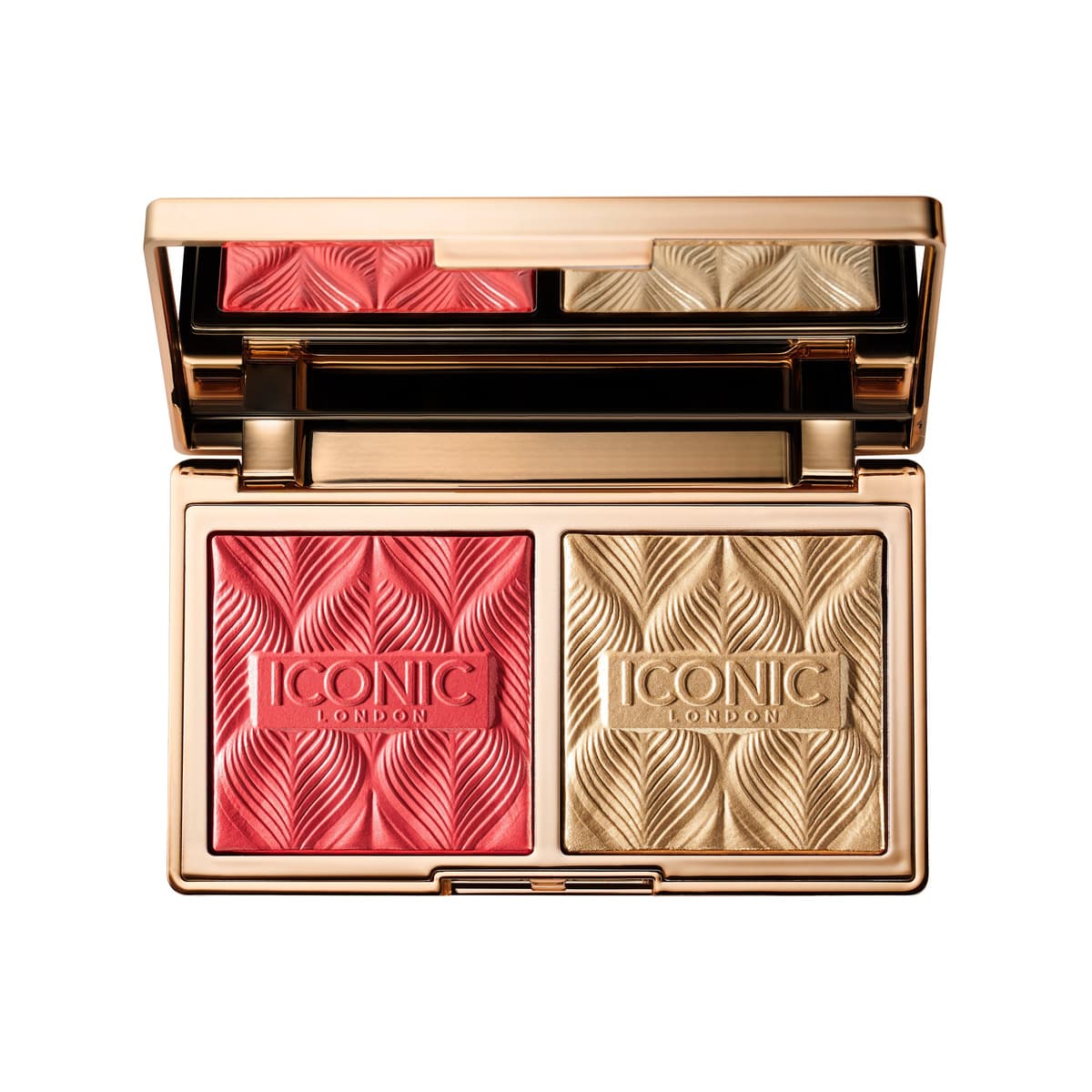 Silk Glow Blush and Highlight Duo, Coral Glow