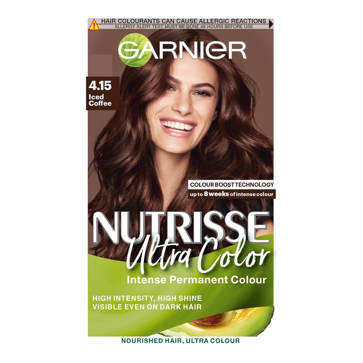 Nutrisse Permanent Hair Dye - 4.15 Ultra Iced Coffee Brown
