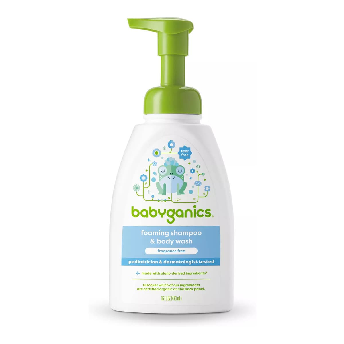 Baby Shampoo + Body Wash Pump Bottle Fragrance Free - Packaging May Vary