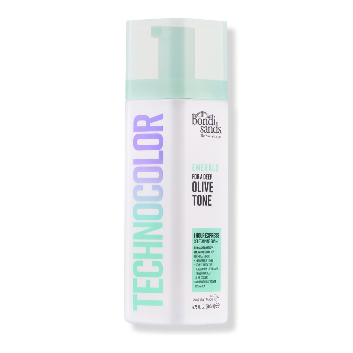 Technocolor 1 Hour Express Self Tanning Foam, Emerald