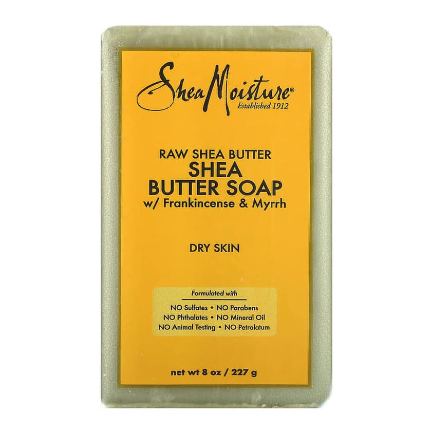 Raw Shea Butter Bar Soap w/ Frankincense & Myrrh