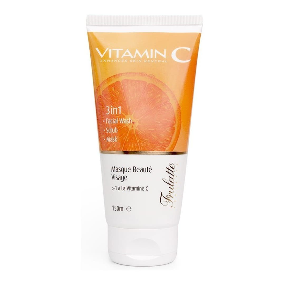 Frulatte Vitamin C 3-In-1 Mask Scrub Facial Wash