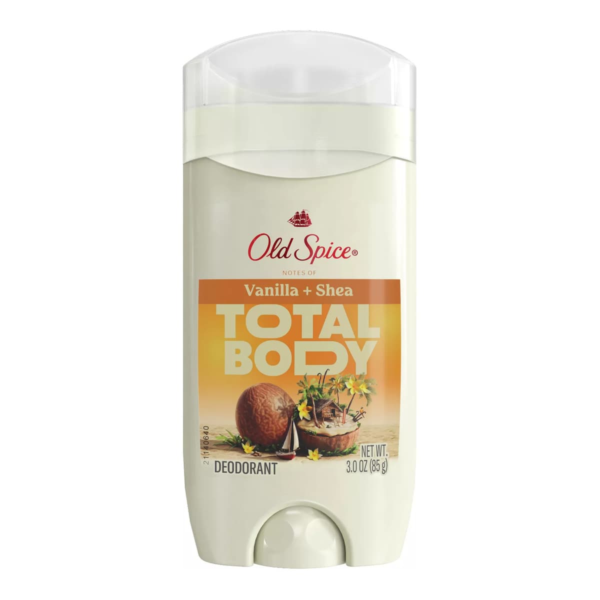 Whole Body Deodorant for Men - Total Body Aluminum Free Deodorant - Vanilla & Shea