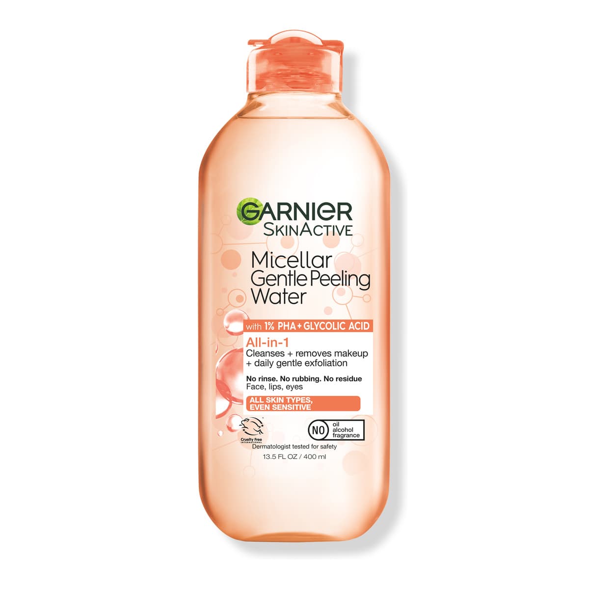 Micellar Skinactive Gentle Peeling Water with 1% PHA & Glycolic Acid