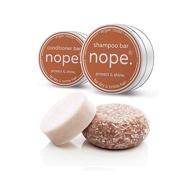 argan roots shampoo & conditioner bar set