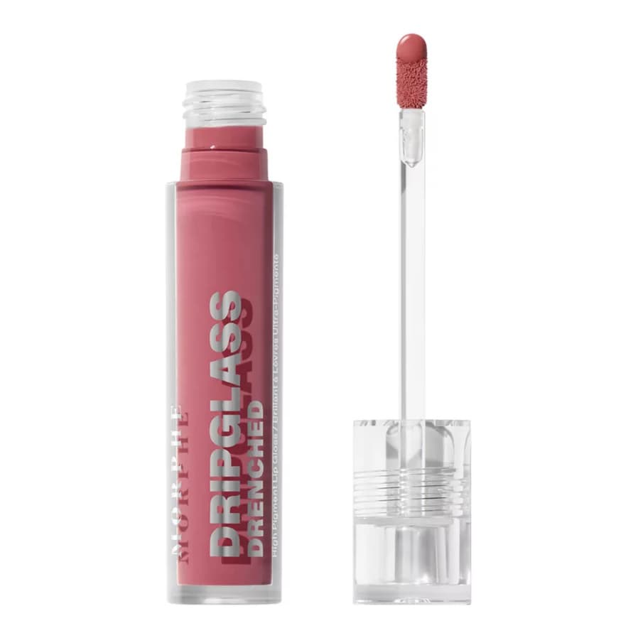 Dripglass Drenched High Pigment Lip Gloss, Mauve Splash