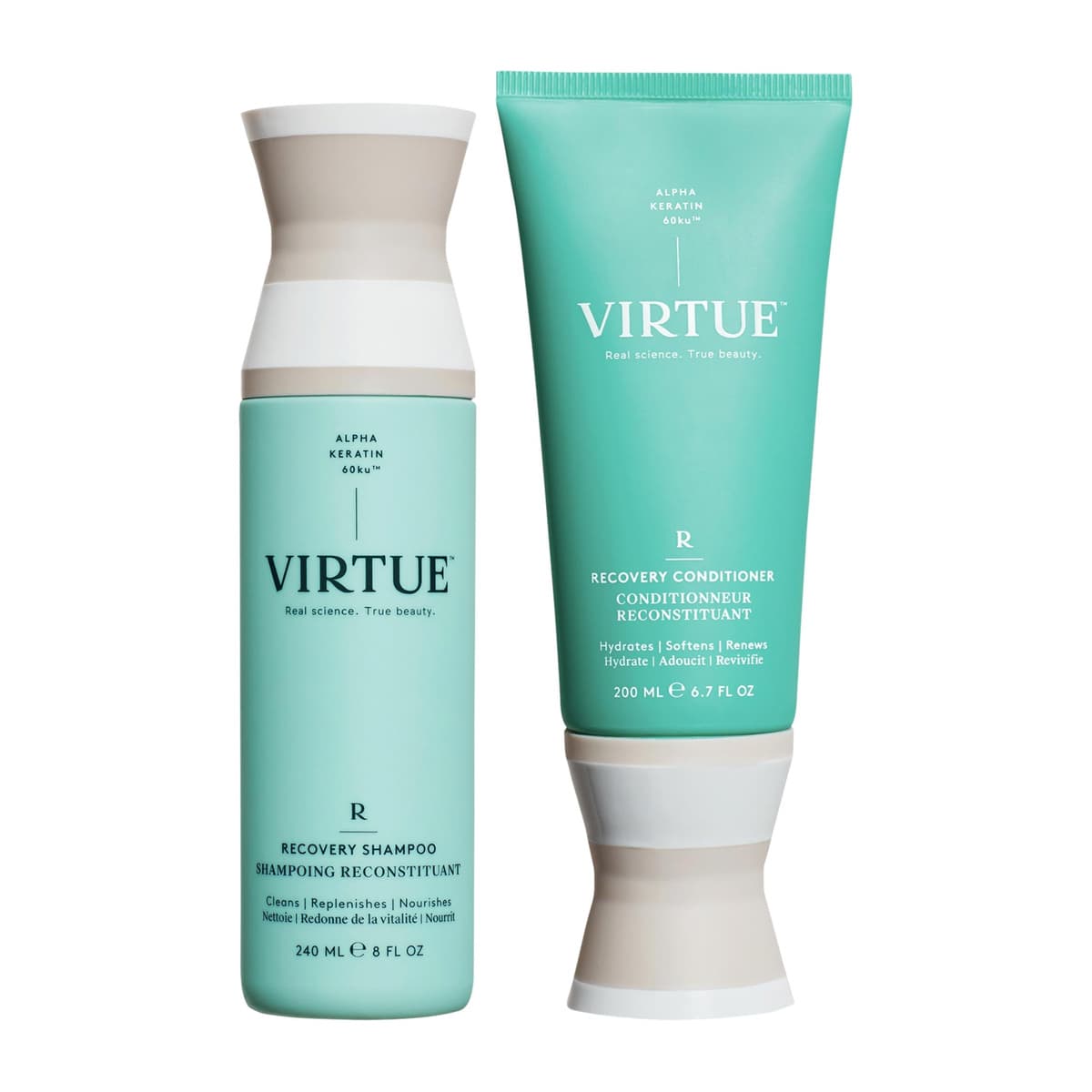 Hydrating Recovery Shampoo + Conditioner Set for Dry, Damaged & Colored Hair