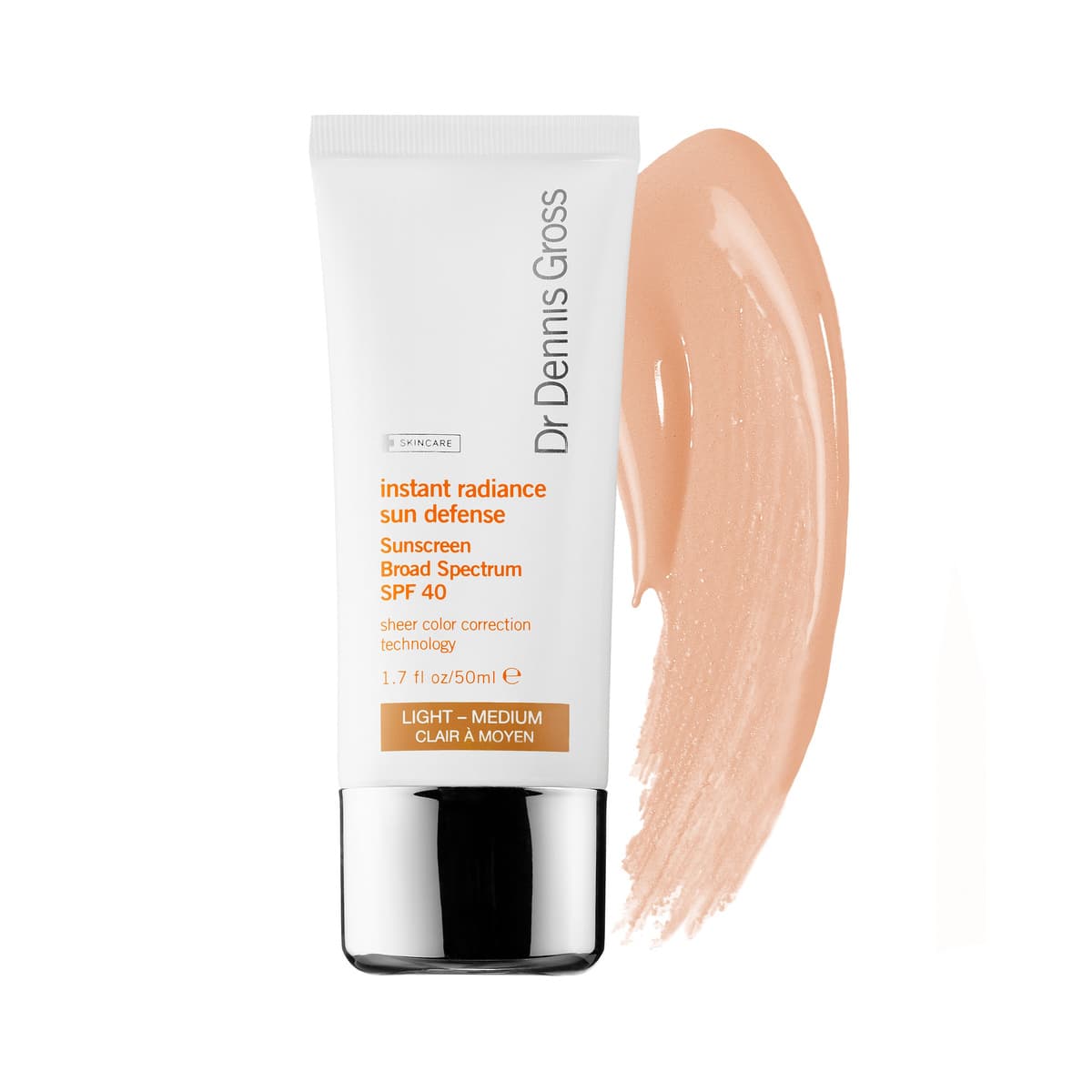 Instant Radiance Sun Defense Sunscreen Broad Spectrum SPF 40, Light/Medium