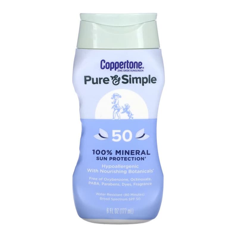 Pure & Simple, 100% Mineral Sun Protection, SPF 50