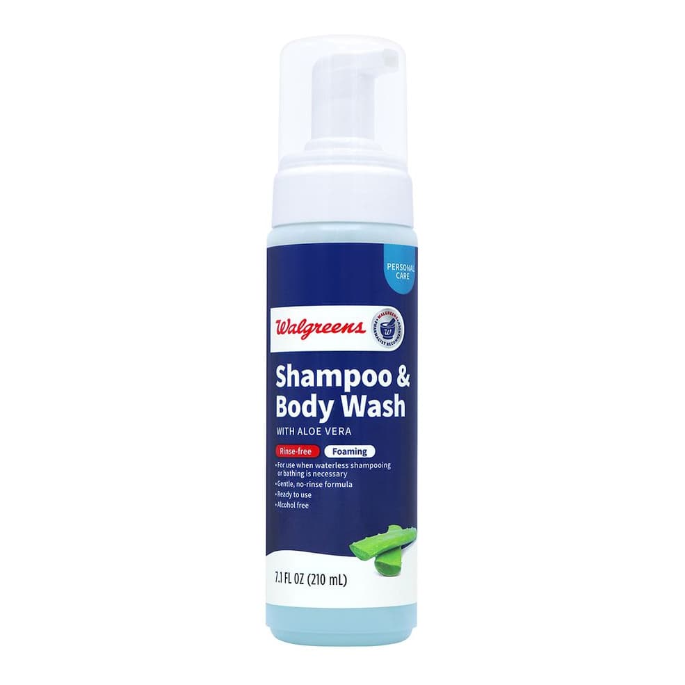 Foaming Rinse-Free Shampoo & Body Wash