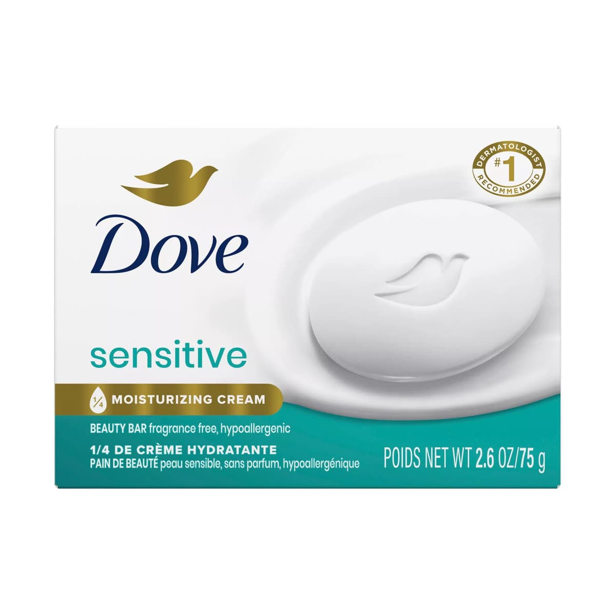 Sensitive Skin Moisturizing Bar Soap - Fragrance-Free - Trial Size