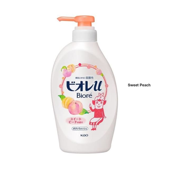 Biore U Body Soap, Sweet Peach