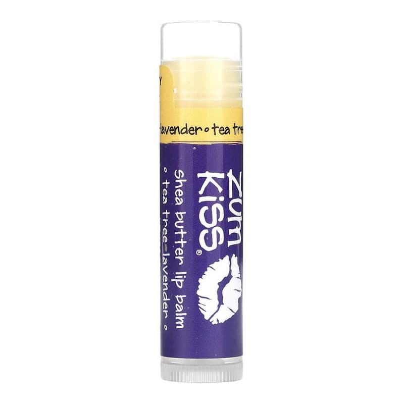 Kiss, Shea Butter Lip Balm, Tea Tree-Lavender