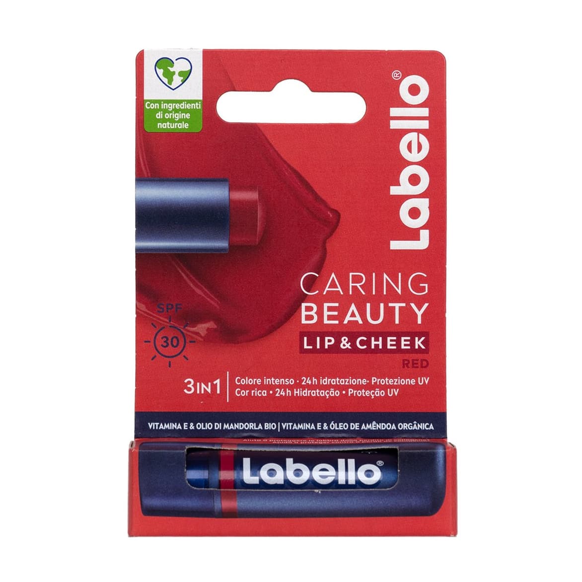 Caring Beauty Lip & Cheek SPF30 Red
