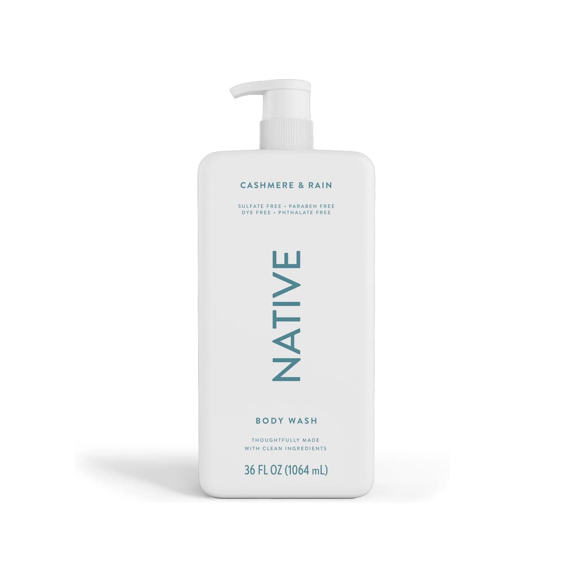 Body Wash for Women & Men - Cashmere & Rain - Sulfate Free with Pump