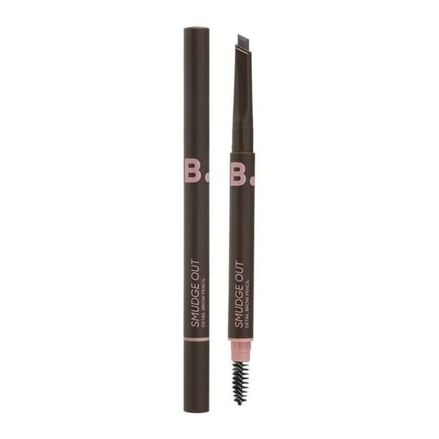 b by banila Smudge Out Detail Brow Pencil, #01 Deep Brown