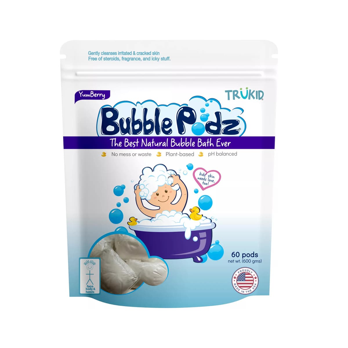 Bubble Podz Bubble Bath Yumberry (60 Count)